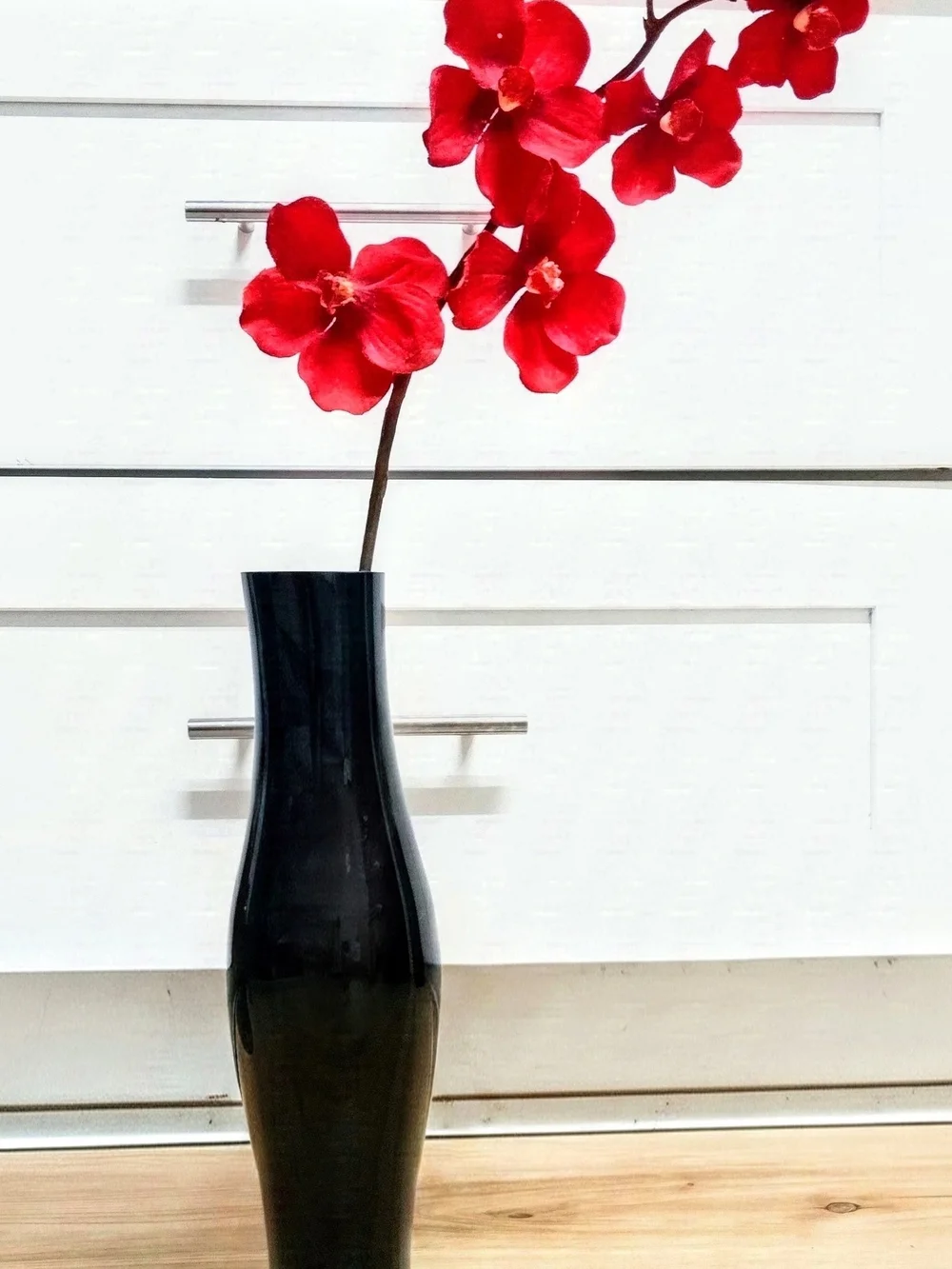 MCM Art. Black mid century. Very classy vase